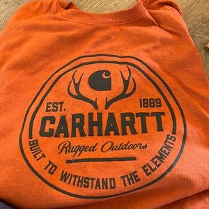 Orange Carhartt long sleeve